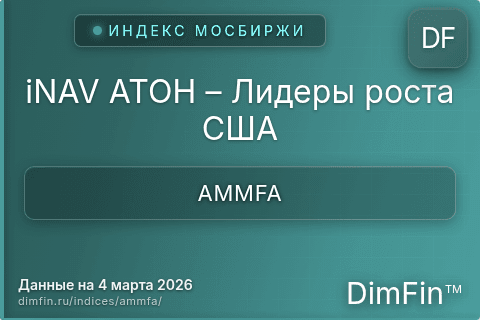 Каталог индекса iNAV АТОН – Лидеры роста США (AMMFA) — структура и данные Каталог индекса iNAV АТОН – Лидеры роста США (AMMFA) — структура и данные