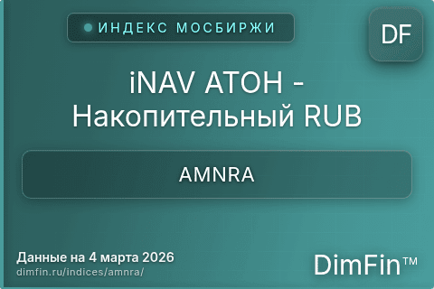 Каталог индекса iNAV АТОН - Накопительный RUB (AMNRA) — структура и данные Каталог индекса iNAV АТОН - Накопительный RUB (AMNRA) — структура и данные