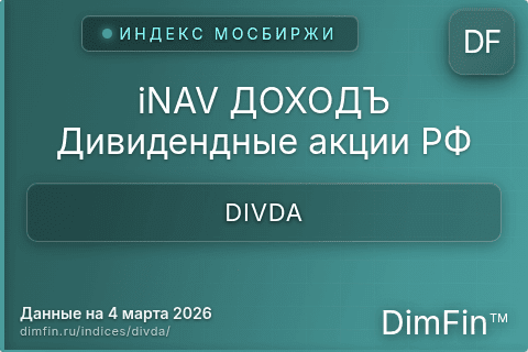 Каталог индекса iNAV ДОХОДЪ Дивидендные акции РФ (DIVDA) — структура и данные Каталог индекса iNAV ДОХОДЪ Дивидендные акции РФ (DIVDA) — структура и данные