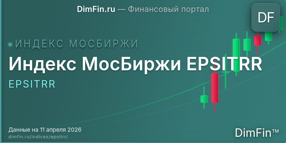 Индекс МосБиржи EPSITRR (EPSITRR): текущее значение, доходность и волатильность на Московской бирже