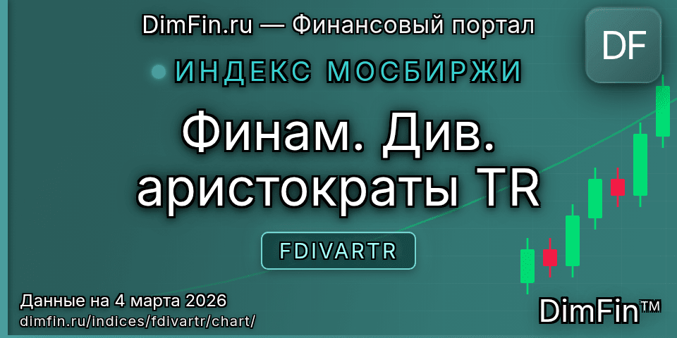 График Финам. Див. аристократы TR (FDIVARTR) — интерактивный свечной график онлайн