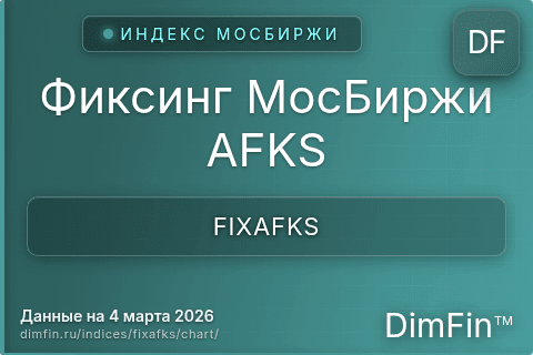 Ключевые показатели графика Фиксинг МосБиржи AFKS (FIXAFKS) Ключевые показатели графика Фиксинг МосБиржи AFKS (FIXAFKS)