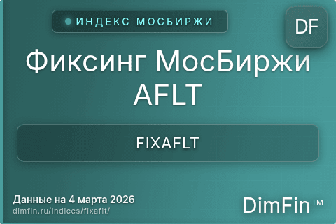 Каталог индекса Фиксинг МосБиржи AFLT (FIXAFLT) — структура и данные