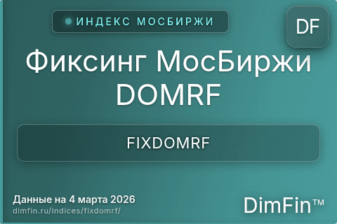 Каталог индекса Фиксинг МосБиржи DOMRF (FIXDOMRF) — структура и данные Каталог индекса Фиксинг МосБиржи DOMRF (FIXDOMRF) — структура и данные