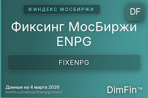 Ключевые показатели графика Фиксинг МосБиржи ENPG (FIXENPG) Ключевые показатели графика Фиксинг МосБиржи ENPG (FIXENPG)