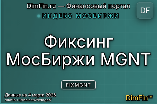 Индекс FIXMGNT Индекс FIXMGNT — ключевые метрики и динамика