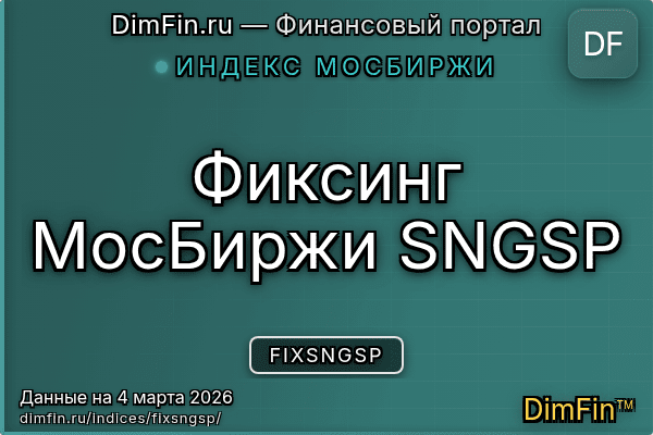 Индекс FIXSNGSP Индекс FIXSNGSP — ключевые метрики и динамика