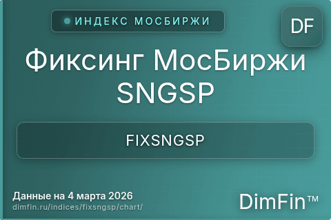 Ключевые показатели графика Фиксинг МосБиржи SNGSP (FIXSNGSP)