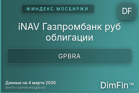 Каталог индекса iNAV Газпромбанк руб облигации (GPBRA) — структура и данные Каталог индекса iNAV Газпромбанк руб облигации (GPBRA) — структура и данные