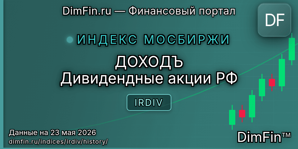 Исторические данные ДОХОДЪ Дивидендные акции РФ (IRDIV) — графики и котировки Исторические данные ДОХОДЪ Дивидендные акции РФ (IRDIV) — графики и котировки