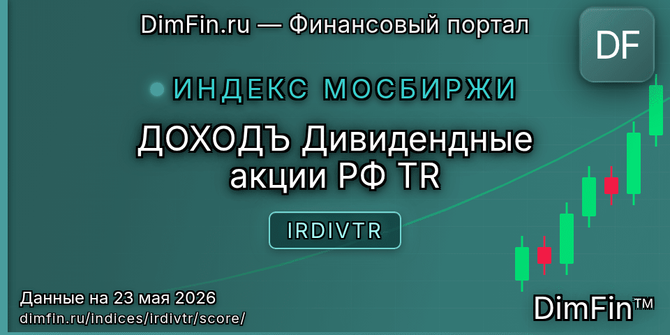 DimFin Score ДОХОДЪ Дивидендные акции РФ TR (IRDIVTR) — рейтинг и оценка DimFin Score ДОХОДЪ Дивидендные акции РФ TR (IRDIVTR) — рейтинг и оценка