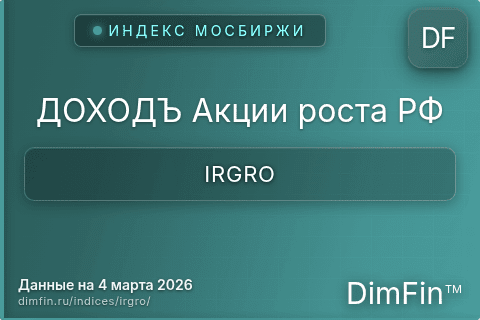 Каталог индекса ДОХОДЪ Акции роста РФ (IRGRO) — структура и данные Каталог индекса ДОХОДЪ Акции роста РФ (IRGRO) — структура и данные