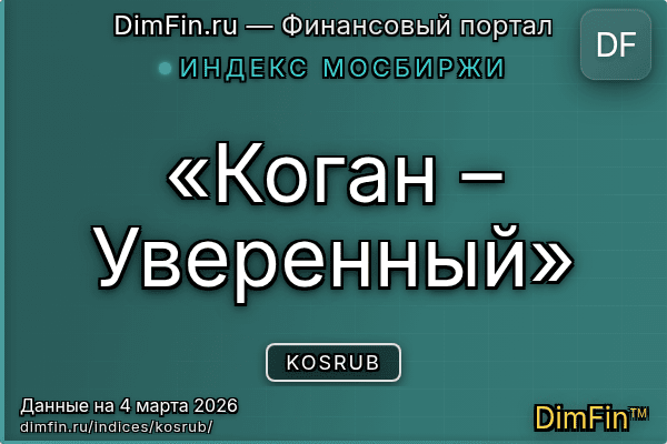 Индекс KOSRUB Индекс KOSRUB — ключевые метрики и динамика