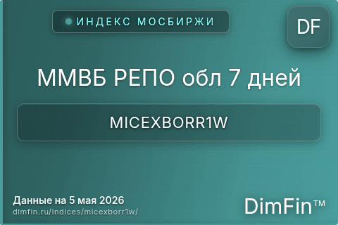 Каталог индекса ММВБ РЕПО обл 7 дней (MICEXBORR1W) — структура и данные Каталог индекса ММВБ РЕПО обл 7 дней (MICEXBORR1W) — структура и данные