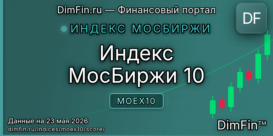 DimFin Score Индекс МосБиржи 10 (MOEX10) — рейтинг и оценка