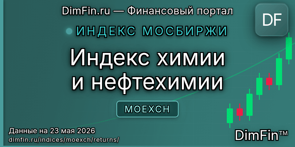 Доходность Индекс химии и нефтехимии (MOEXCH) — статистика по периодам Доходность Индекс химии и нефтехимии (MOEXCH) — статистика по периодам