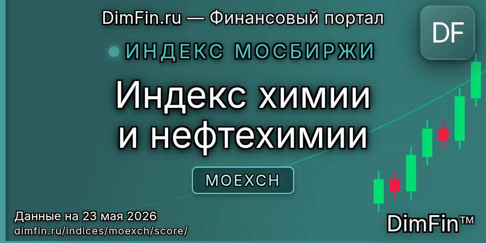 DimFin Score Индекс химии и нефтехимии (MOEXCH) — рейтинг и оценка DimFin Score Индекс химии и нефтехимии (MOEXCH) — рейтинг и оценка
