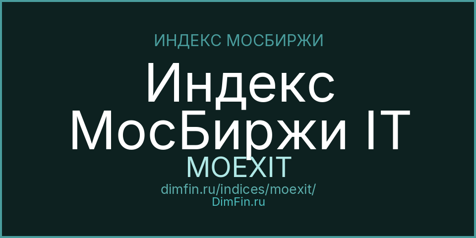 Индекс МосБиржи IT (MOEXIT): текущее значение, доходность и волатильность на Московской бирже