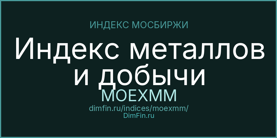 Индекс металлов и добычи (MOEXMM): текущее значение, доходность и волатильность на Московской бирже