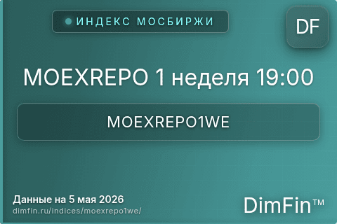Каталог индекса MOEXREPO 1 неделя 19:00 (MOEXREPO1WE) — структура и данные Каталог индекса MOEXREPO 1 неделя 19:00 (MOEXREPO1WE) — структура и данные