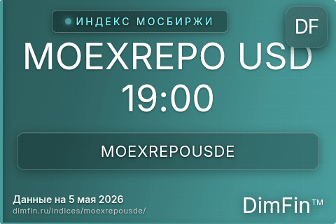 Каталог индекса MOEXREPO USD 19:00 (MOEXREPOUSDE) — структура и данные