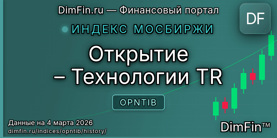 Исторические данные Открытие – Технологии TR (OPNTIB) — графики и котировки Исторические данные Открытие – Технологии TR (OPNTIB) — графики и котировки