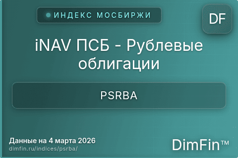 Каталог индекса iNAV ПСБ - Рублевые облигации (PSRBA) — структура и данные Каталог индекса iNAV ПСБ - Рублевые облигации (PSRBA) — структура и данные