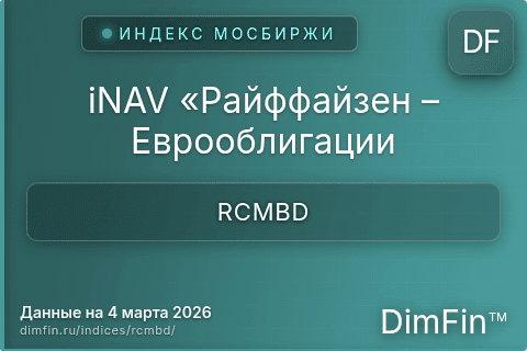 Каталог индекса iNAV «Райффайзен – Еврооблигации (RCMBD) — структура и данные