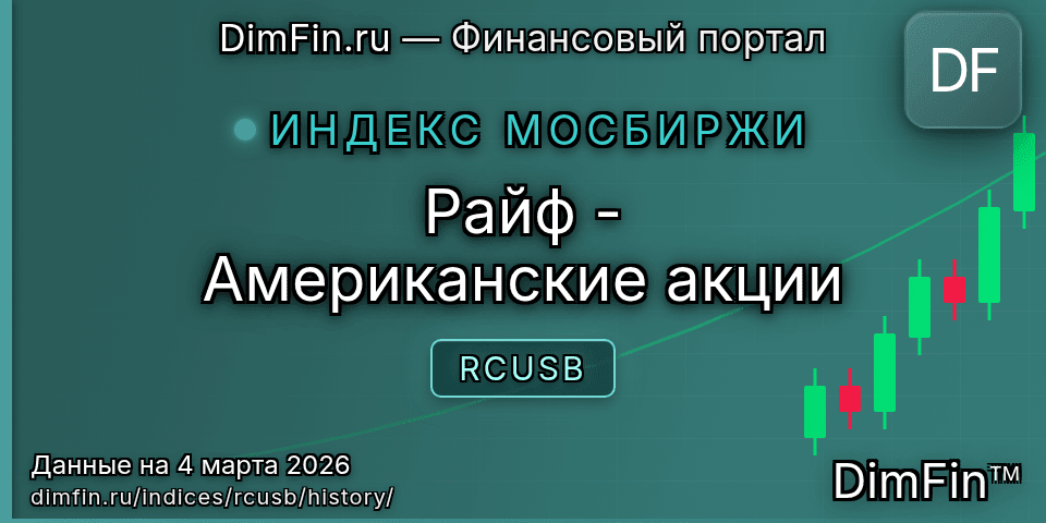Исторические данные Райф - Американские акции (RCUSB) — графики и котировки Исторические данные Райф - Американские акции (RCUSB) — графики и котировки