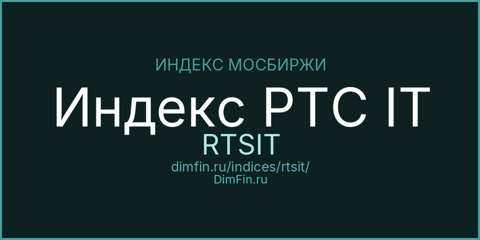 Индекс РТС IT (RTSIT): текущее значение, доходность и волатильность на Московской бирже