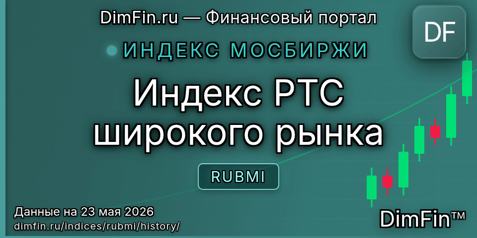 Исторические данные Индекс РТС широкого рынка (RUBMI) — графики и котировки Исторические данные Индекс РТС широкого рынка (RUBMI) — графики и котировки