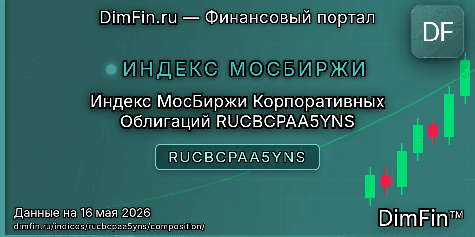 Состав индекса Индекс МосБиржи Корпоративных Облигаций RUCBCPAA5YNS (RUCBCPAA5YNS) — компоненты и веса Состав индекса Индекс МосБиржи Корпоративных Облигаций RUCBCPAA5YNS (RUCBCPAA5YNS) — компоненты и веса