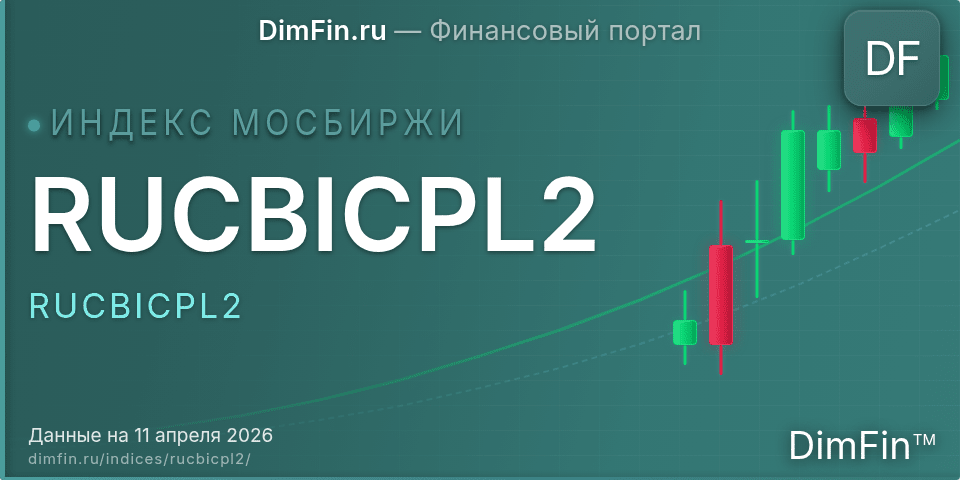 RUCBICPL2 (RUCBICPL2): текущее значение, доходность и волатильность на Московской бирже