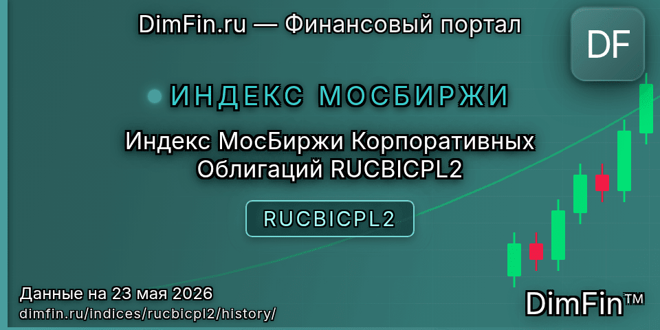 Исторические данные Индекс МосБиржи Корпоративных Облигаций RUCBICPL2 (RUCBICPL2) — графики и котировки Исторические данные Индекс МосБиржи Корпоративных Облигаций RUCBICPL2 (RUCBICPL2) — графики и котировки