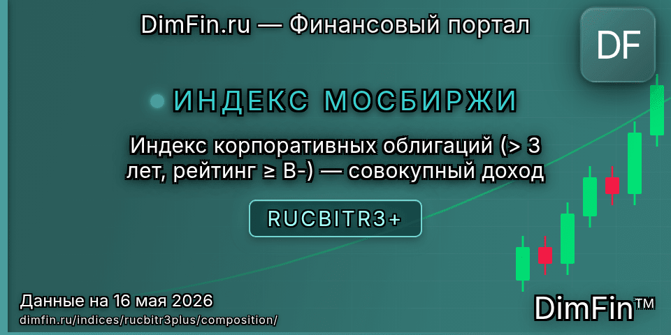 Состав индекса Индекс корпоративных облигаций (> 3 лет, рейтинг ≥ B-) — совокупный доход (RUCBITR3+) — компоненты и веса Состав индекса Индекс корпоративных облигаций (> 3 лет, рейтинг ≥ B-) — совокупный доход (RUCBITR3+) — компоненты и веса
