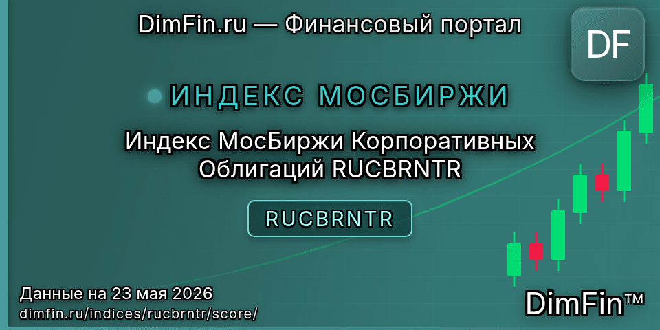 DimFin Score Индекс МосБиржи Корпоративных Облигаций RUCBRNTR (RUCBRNTR) — рейтинг и оценка