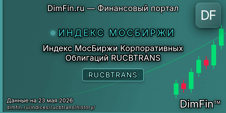 Исторические данные Индекс МосБиржи Корпоративных Облигаций RUCBTRANS (RUCBTRANS) — графики и котировки Исторические данные Индекс МосБиржи Корпоративных Облигаций RUCBTRANS (RUCBTRANS) — графики и котировки