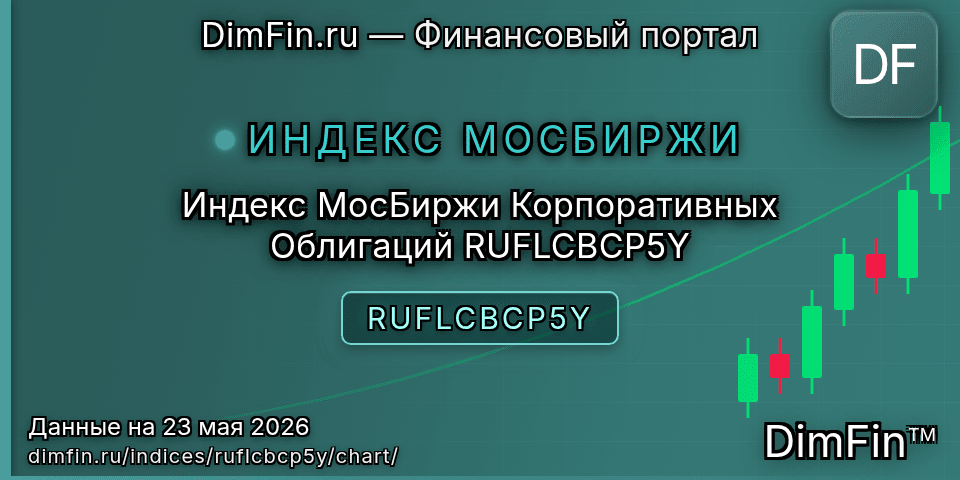 График Индекс МосБиржи Корпоративных Облигаций RUFLCBCP5Y (RUFLCBCP5Y) — интерактивный свечной график онлайн График Индекс МосБиржи Корпоративных Облигаций RUFLCBCP5Y (RUFLCBCP5Y) — интерактивный свечной график онлайн
