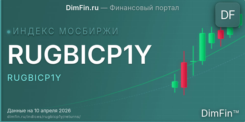Доходность Индекс МосБиржи Государственных Облигаций RUGBICP1Y (RUGBICP1Y) — статистика по периодам Доходность Индекс МосБиржи Государственных Облигаций RUGBICP1Y (RUGBICP1Y) — статистика по периодам