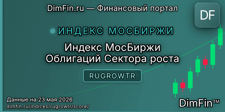 DimFin Score Индекс МосБиржи Облигаций Сектора роста (RUGROWTR) — рейтинг и оценка DimFin Score Индекс МосБиржи Облигаций Сектора роста (RUGROWTR) — рейтинг и оценка
