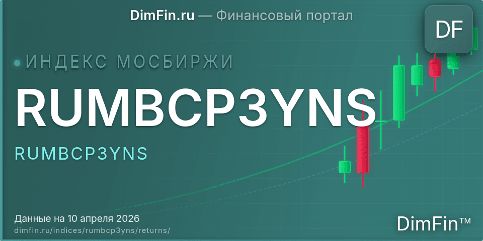 RUMBCP3YNS (RUMBCP3YNS): доходность и волатильность на Московской бирже