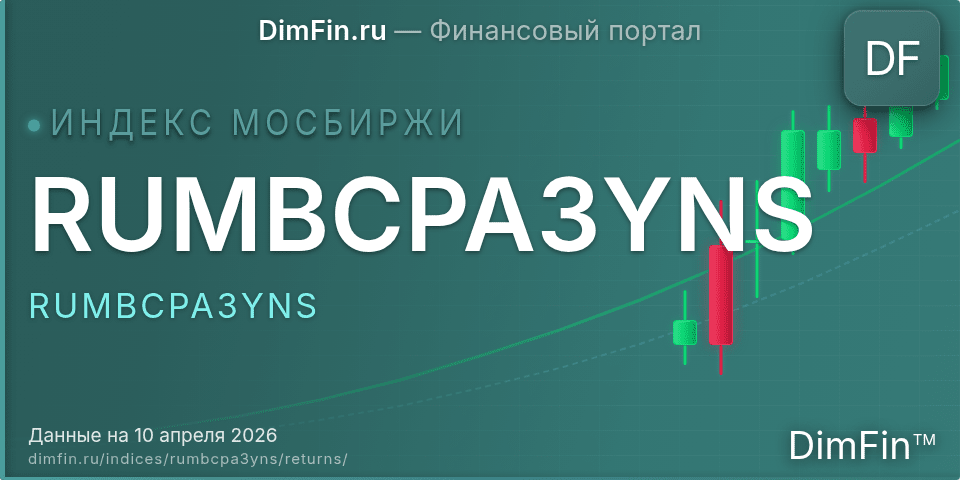 RUMBCPA3YNS (RUMBCPA3YNS): доходность и волатильность на Московской бирже