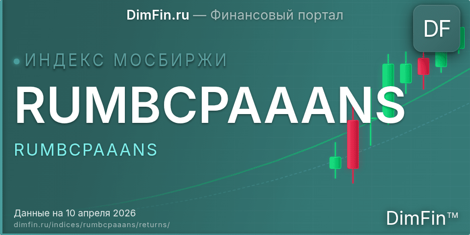Доходность Индекс МосБиржи Муниципальных Облигаций RUMBCPAAANS (RUMBCPAAANS) — статистика по периодам Доходность Индекс МосБиржи Муниципальных Облигаций RUMBCPAAANS (RUMBCPAAANS) — статистика по периодам