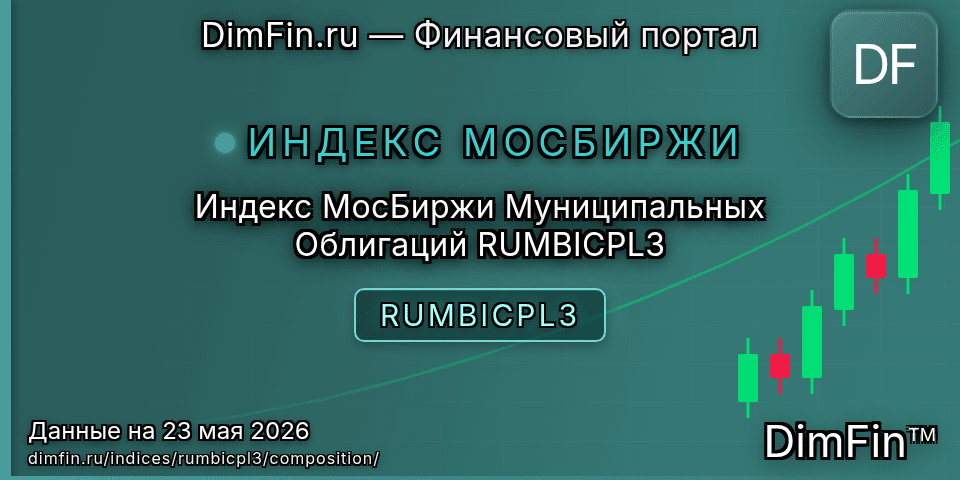 Состав индекса Индекс МосБиржи Муниципальных Облигаций RUMBICPL3 (RUMBICPL3) — компоненты и веса Состав индекса Индекс МосБиржи Муниципальных Облигаций RUMBICPL3 (RUMBICPL3) — компоненты и веса