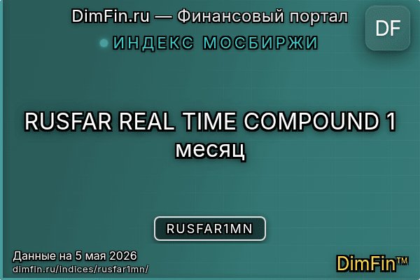 Индекс RUSFAR1MN Индекс RUSFAR1MN — ключевые метрики и динамика