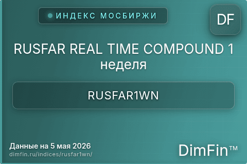 Каталог индекса RUSFAR REAL TIME COMPOUND 1 неделя (RUSFAR1WN) — структура и данные Каталог индекса RUSFAR REAL TIME COMPOUND 1 неделя (RUSFAR1WN) — структура и данные