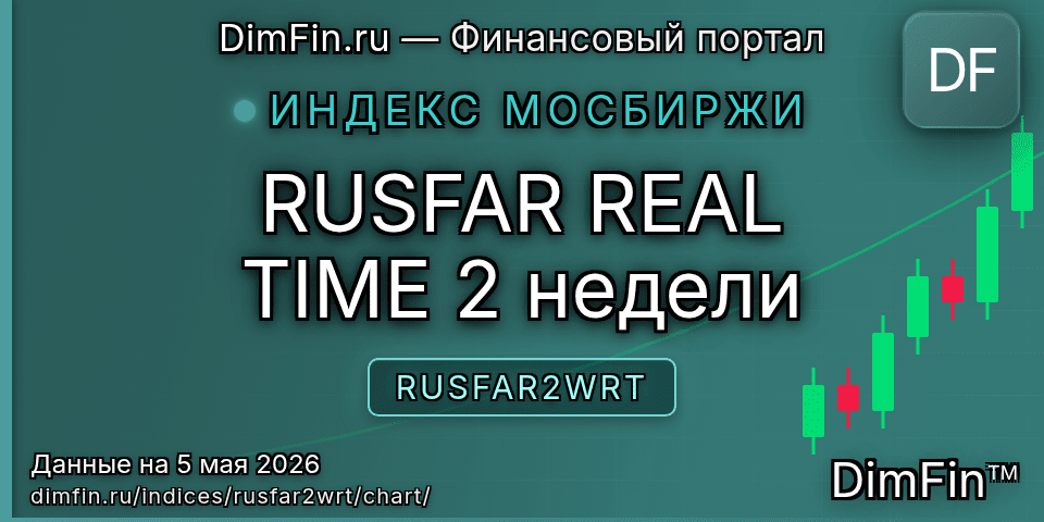 График RUSFAR REAL TIME 2 недели (RUSFAR2WRT) — интерактивный свечной график онлайн График RUSFAR REAL TIME 2 недели (RUSFAR2WRT) — интерактивный свечной график онлайн