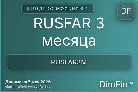 Каталог индекса RUSFAR 3 месяца (RUSFAR3M) — структура и данные