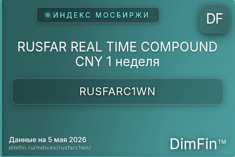 Каталог индекса RUSFAR REAL TIME COMPOUND CNY 1 неделя (RUSFARC1WN) — структура и данные Каталог индекса RUSFAR REAL TIME COMPOUND CNY 1 неделя (RUSFARC1WN) — структура и данные