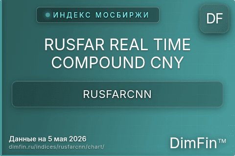 Ключевые показатели графика RUSFAR REAL TIME COMPOUND CNY (RUSFARCNN) Ключевые показатели графика RUSFAR REAL TIME COMPOUND CNY (RUSFARCNN)